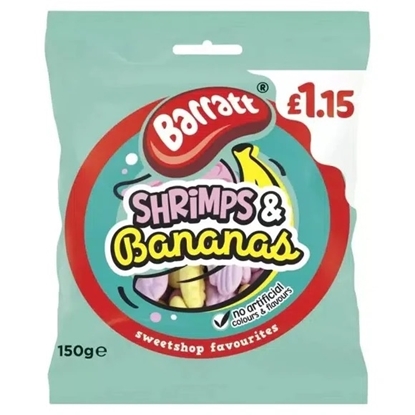 Picture of PM £1.15 BARRATT SHRIMPS & BANANAS 150G X 12