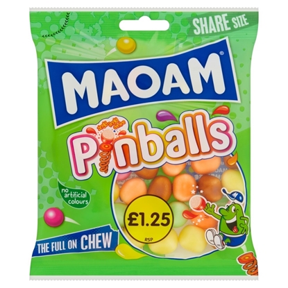 Picture of PM £1.25 HARIBO MAOAM PINBALLS 140G X 14