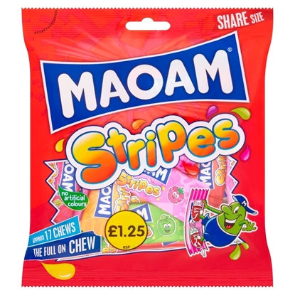 Picture of PM £1.25 HARIBO MAOAM STRIPES 140G X 14