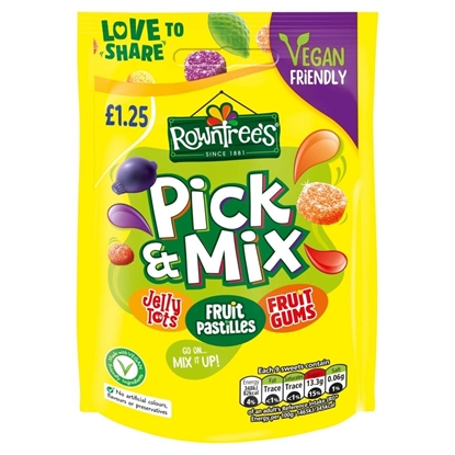 Picture of PM £1.25 ROWNTREES PICK N MIX POUCH  120g x 10