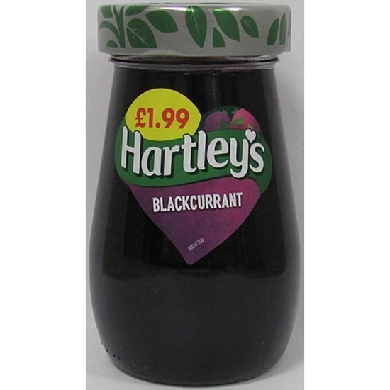 Picture of PM £1.99 HARTLEYS BLACKCURRANT JAM 300G X 6