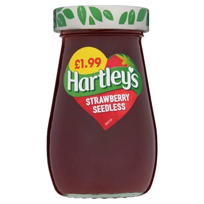 Picture of PM £1.99 HARTLEYS  STRAWBERRY JAM 300G x 6