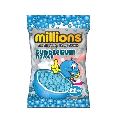 Picture of PM £1.49 MILLIONS BUBBLEGUM BAGS 110g x 12