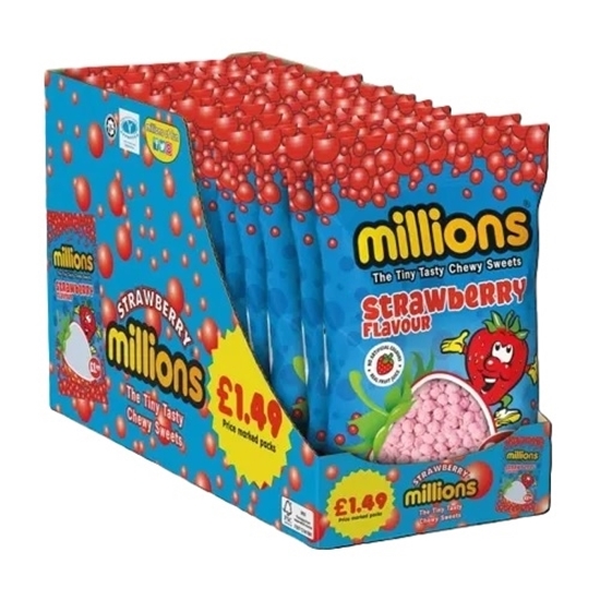 Picture of PM £1.49 MILLIONS STRAWBERRY BAGS 110g x 12