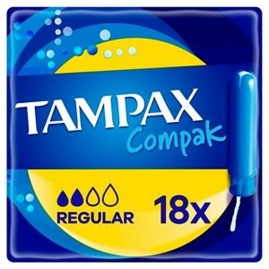 Picture of TAMPAX COMPAK REGULAR 18'S X 6