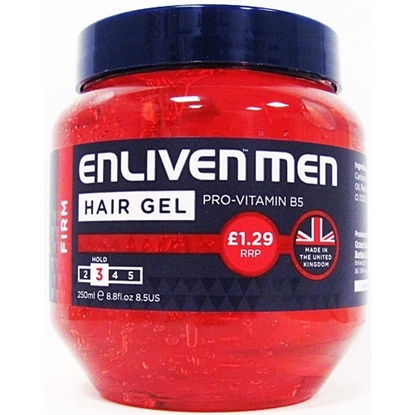 Picture of PM £1.29 ENLIVEN HAIR GEL FIRM (RED) 250ml X 6