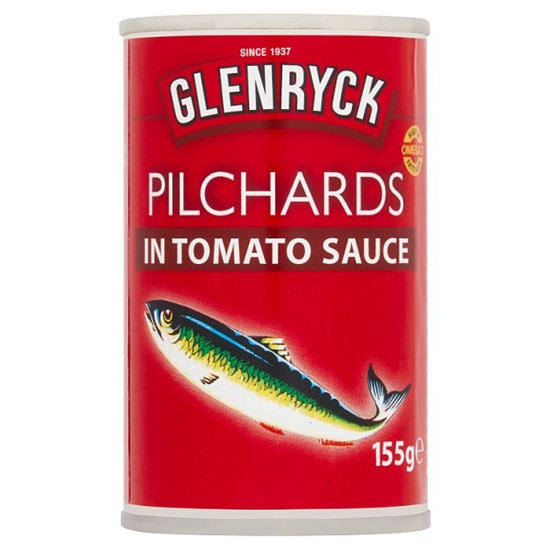 Picture of GLENRYCK PILCHARDS IN TOMATO SAUCE 155G 12