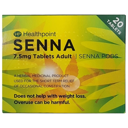 Picture of HEALTHPOINT SENNA TABLETS 20PK X 12