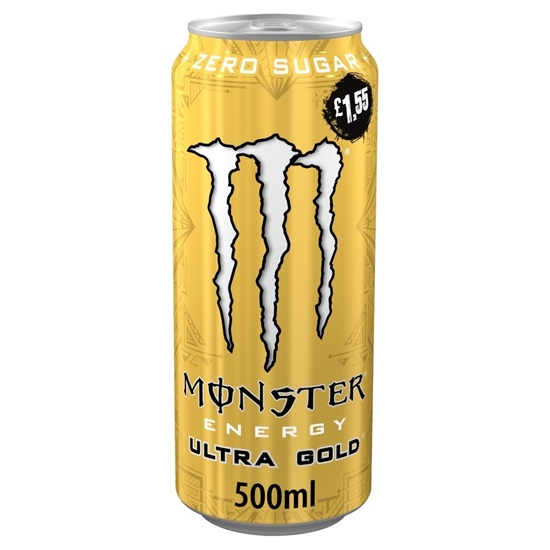 Picture of PM £1.55 MONSTER ULTRA GOLD 500ML X 12