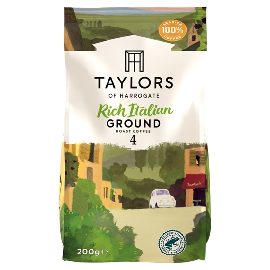 Picture of TAYLORS RICH ITALIAN GROUND COFFEE 200G X 6