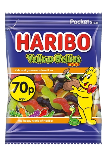 Picture of PM 70P HARIBO YELLOW BELLIES 60g x 20