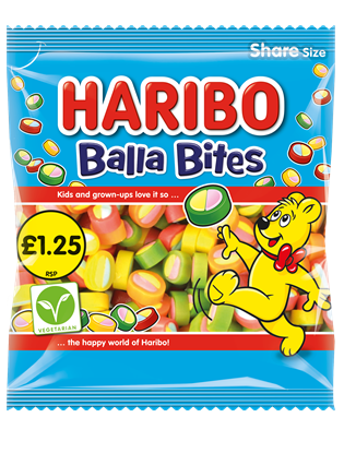 Picture of PM £1.25 HARIBO BALLA BITES 140G X 12