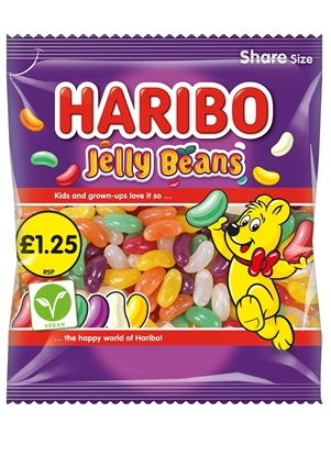 Picture of PM £1.25 HARIBO JELLY BEANS vege 140G X 12