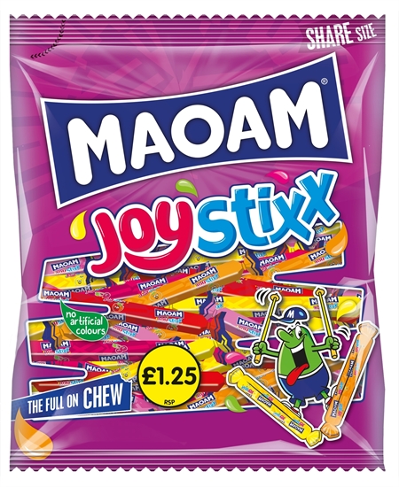 Picture of PM £1.25 HARIBO MAOAM JOYSTIXX 140G X 14