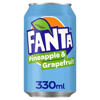 Picture of FANTA PINEAPPLE & GRAPEFRUIT 330ML X 24