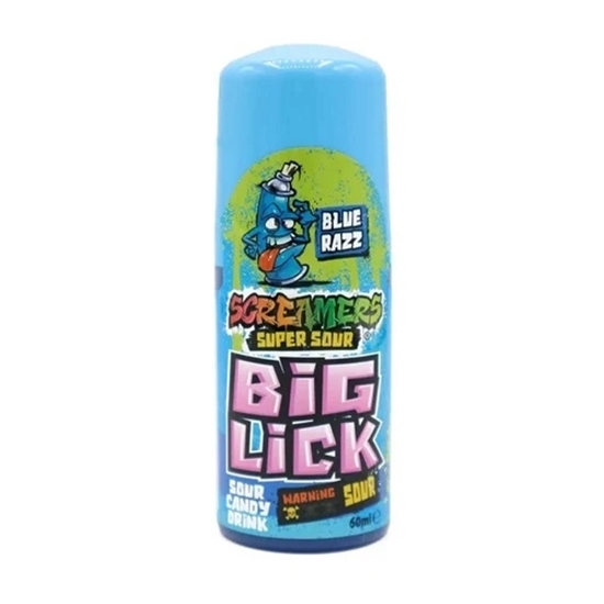 Picture of PM £1 SCREAMERS BIG LICK BLUE RAZZ 60ml x 12