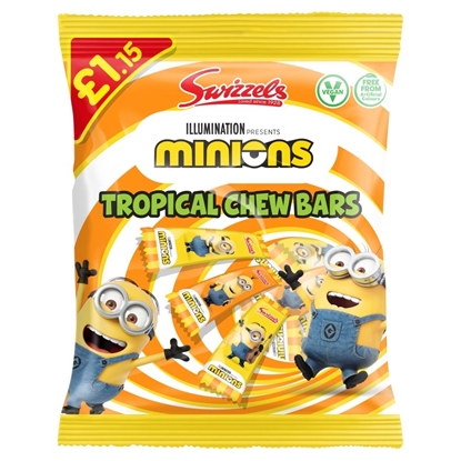 Picture of PM £1.15 SWIZZELS MINIONS MINI CHEW BAG 120g x 12