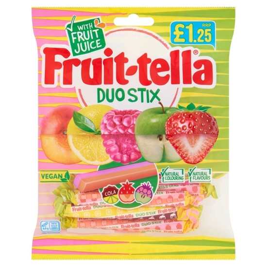 Picture of PM £1.25 FRUITELLA DUO STIX 135g x 12