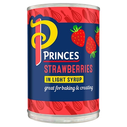 Picture of PRINCES STRAWBERRIES IN SYRUP 410G X 12