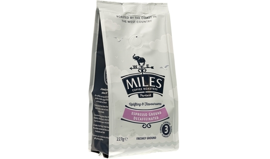 Picture of MILES GROUND ESPRESSO DECAF COFFEE 227G X 12