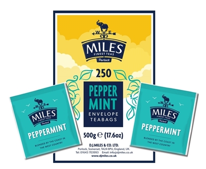 Picture of MILES PEPPERMINT TEABAGS ENVELOPED 250'S X 1