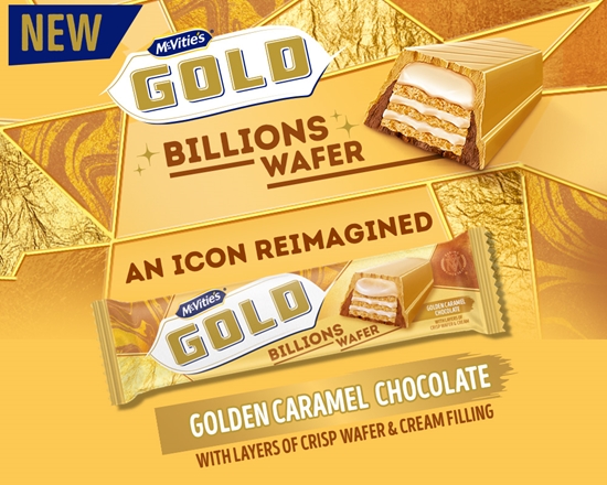 Picture of MCVITIES GOLD BILLIONS WAFER