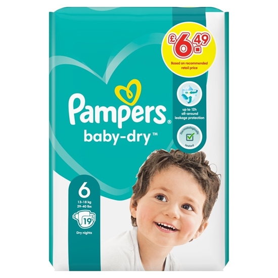 Picture of PM £6.49 PAMPERS PANTS SIZE 6 19S X 4