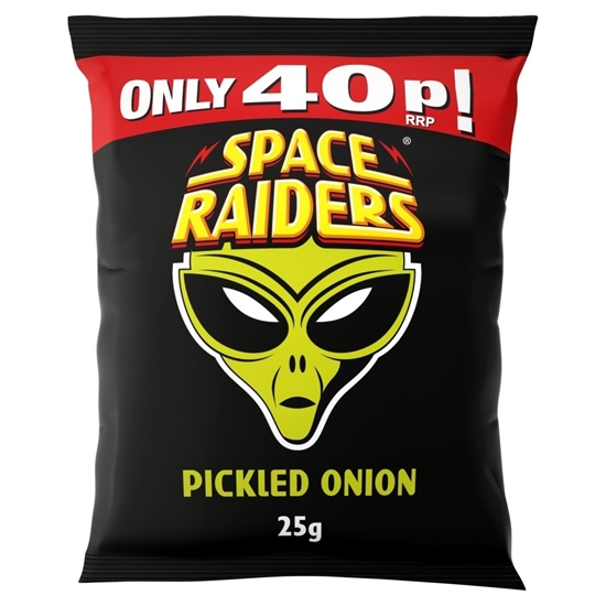 Picture of PM 40P SPACE RAIDERS PICKLED ONION 25G X 36