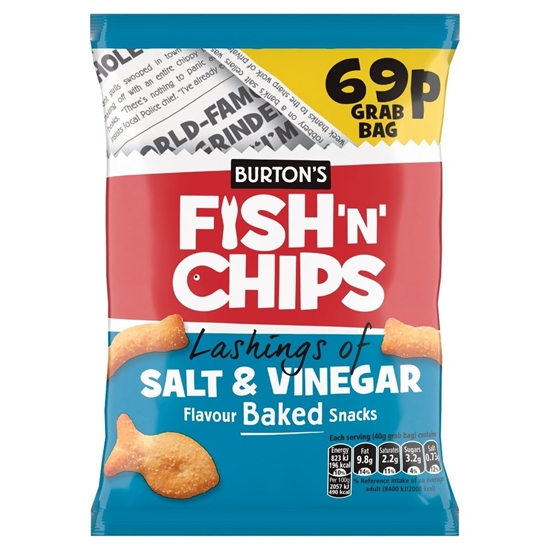 Picture of PM 69P BURTONS FISH N CHIPS S&V 40G X 30