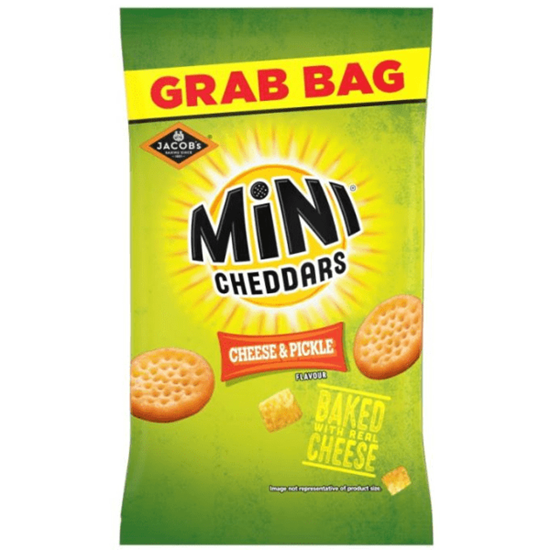 Picture of MINI CHEDDARS CHEESE & PICKLE GRAB BAG 45g x 30