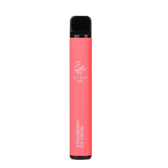 Picture of ELF STRAWBERRY SNOOW DISPOSABLE VAPE BAR 20mg x 10