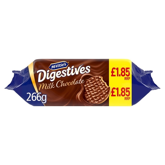 Picture of PM £1.85 MCVITIES  MILK CHOC DIGESTIVES X 15