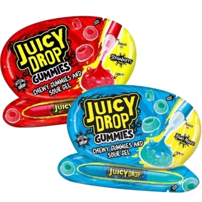 Picture of BAZOOKA JUICY DROP GUMMIES BAG 57G X 12