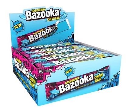 Picture of BAZOOKA RASPBERRY CHEW BAR 14G X 60