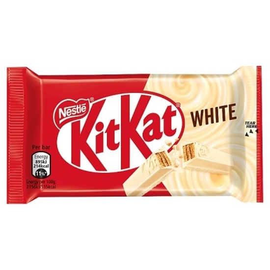 Picture of KIT KAT WHITE 4 FINGER X 24