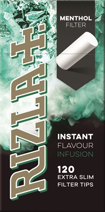 Picture of RIZLA MENTHOL INFUSION TIPS 120 x 20