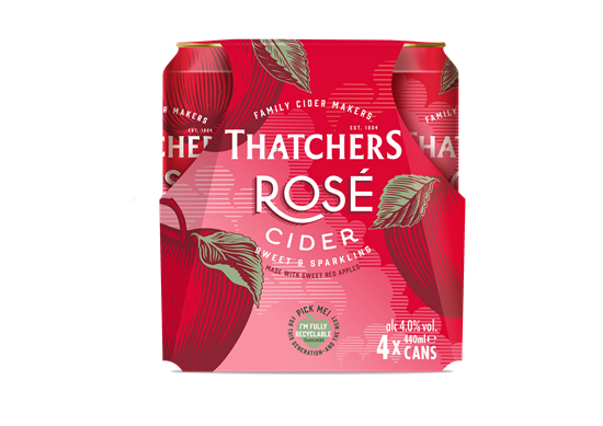 Picture of THATCHERS *ROSE* CANS 440ML 4PK X 6