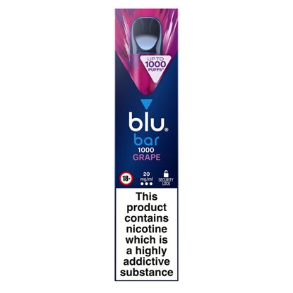 Picture of BLU BAR 1000 GRAPE X 10   