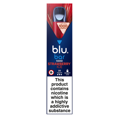 Picture of BLU BAR 1000 STRAWBERRY   X 10   