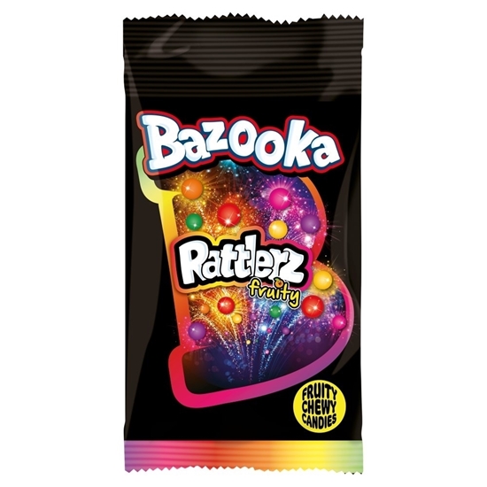 Picture of PM £1 BAZOOKA RATTLERZ SWEET BAG 100G X 12 