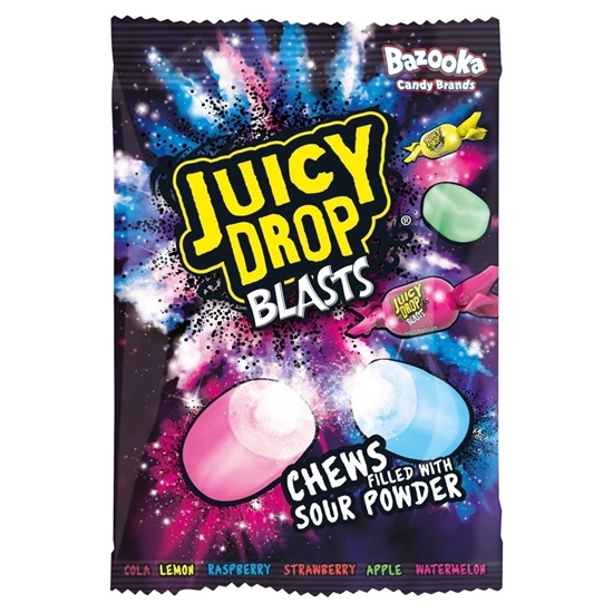 Picture of PM £1 BAZOOKA JUICY DROP BLAST BAG 120G X 12 