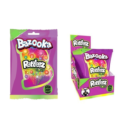 Picture of PM £1 BAZOOKA RATTLERZ SOUR BAG 100G X 12