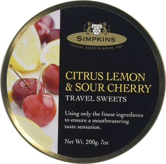 Picture of SIMPKINS CITRUS LEMON & CHERRY TINS 200G X 6