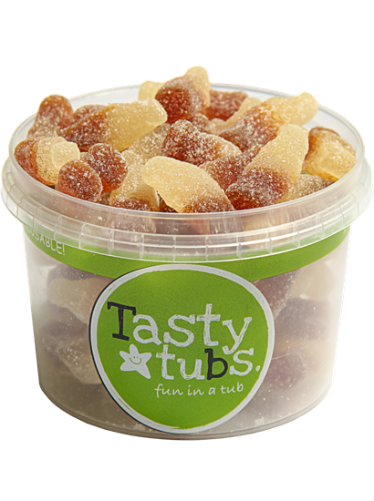 Picture of TASTY TUBS FIZZY COLA BOTTLES 120g x 12