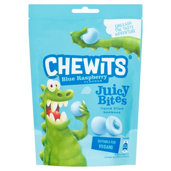 Picture of CHEWITS BLUE RASPBERRY JUICY BITES 115G X 10