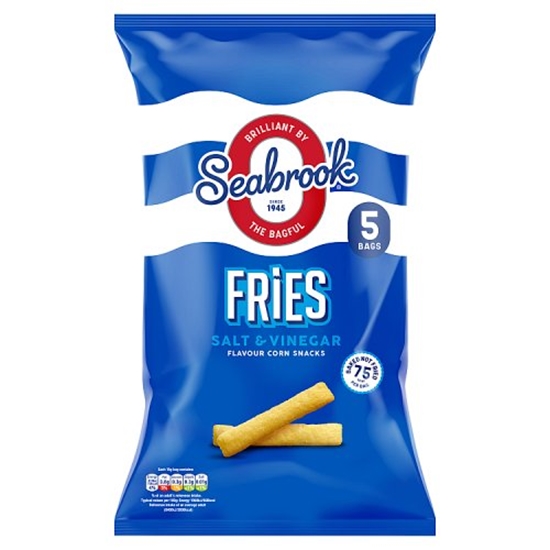 Picture of SEABROOK FRIES SALT & VINEGAR 5PK X 10