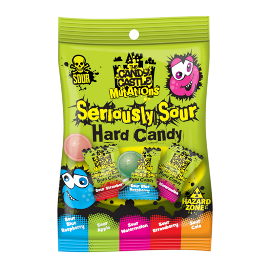 Picture of MUTATIONS SOUR HARD CANDY BAGS 56G X 18