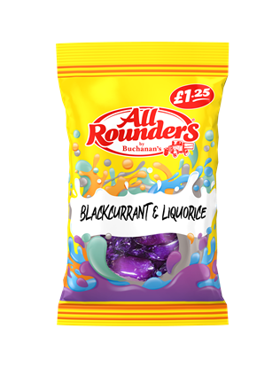 Picture of PM £1.25 ALL ROUNDERS BLACK & LIQUORICE 110G X 12