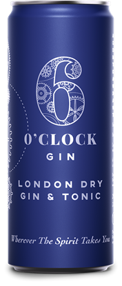 Picture of 6 O CLOCK GIN & TONIC CAN 250ML X 12 