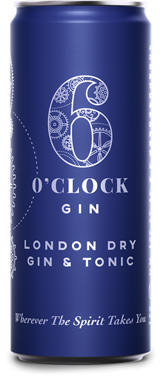 Picture of 6 O CLOCK GIN & TONIC CAN 250ML X 12 